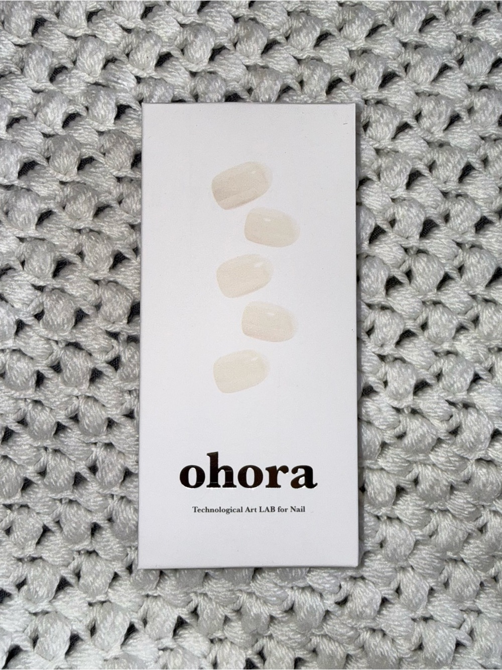 Ohora N Cream Cotton Nails